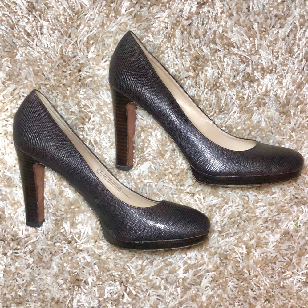 Franco Sarto Baroque Platform Heel Brown Size 10 M